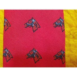 1950s VINTAGE ANTIQUE ~ DRESS SHIRT SUIT TIE ~ GALLANT EQUESTRIAN HORSES ~ 54"